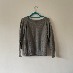 J. Crew 100% Cashmere Gray Sweater